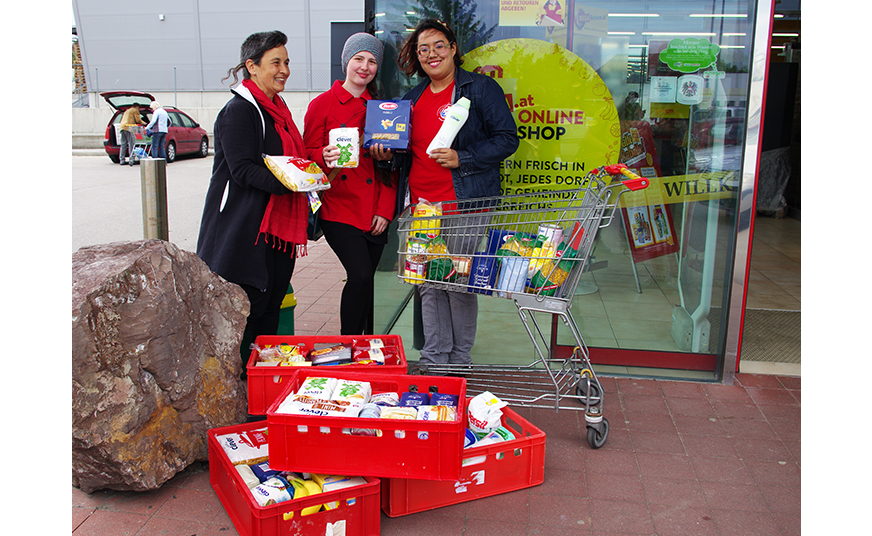 v.l.n.r.: Christine Schmidt, Veronika Bazra und Andrea-Jasmin Kainz