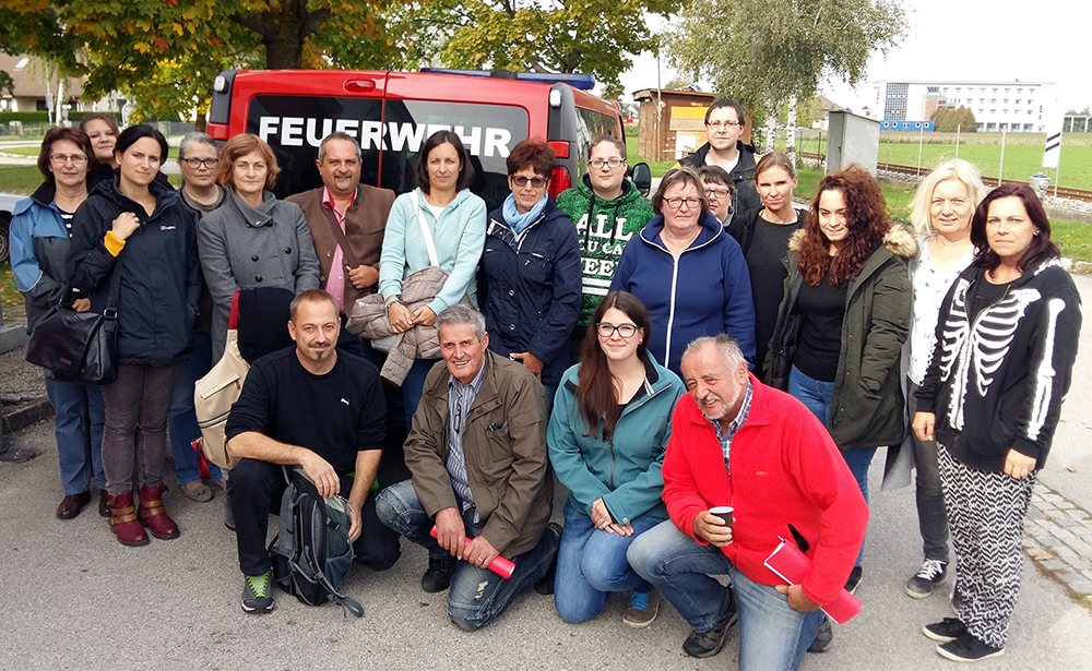 TeilnehmerInnen der BSW Ausbildung