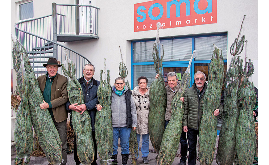 Bild: STR Leo Lindebner, Vizebürgermeister Ferdinand Rubel, Claudia Rosner, Christl Felbert, GR Klaus Percig und GR a.D. Günther Brückler