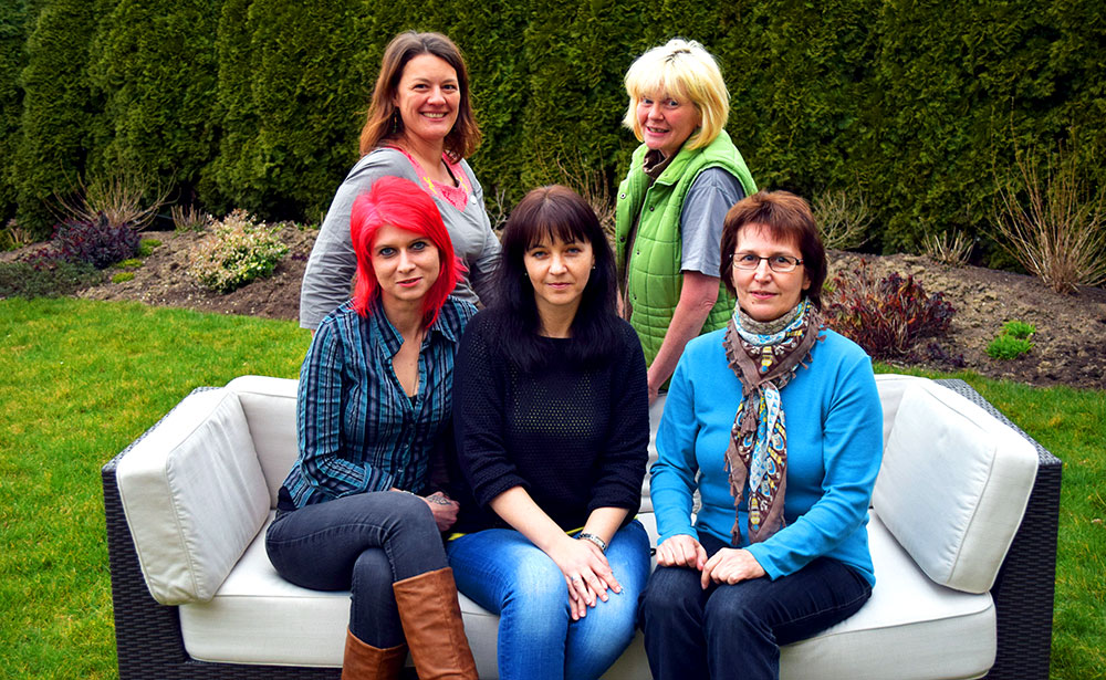 WV Team: Niki Lamprecht, Sandra Renner, Marion Pichler, Brigitte Androsch, Helga Samm