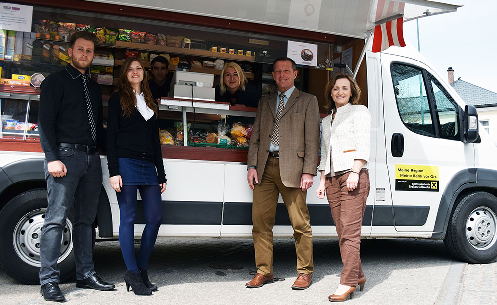 (c) SAM NÖ Raiffeisenbank Traisen-Gölsental sponsert SOMA Mostviertel mobil