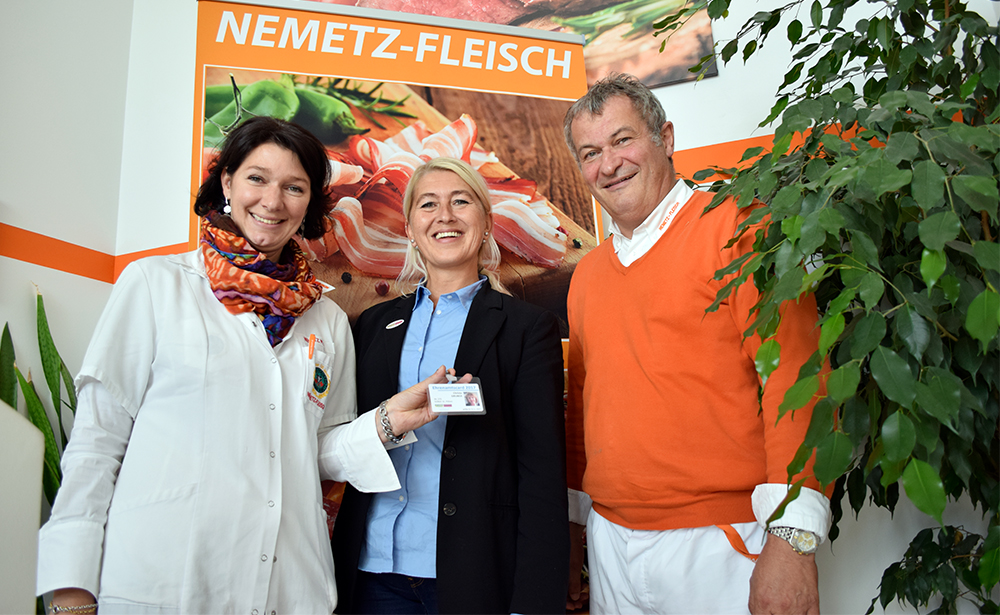 Monika Nemetz, Anneliese Dörr und Johann Nemetz 