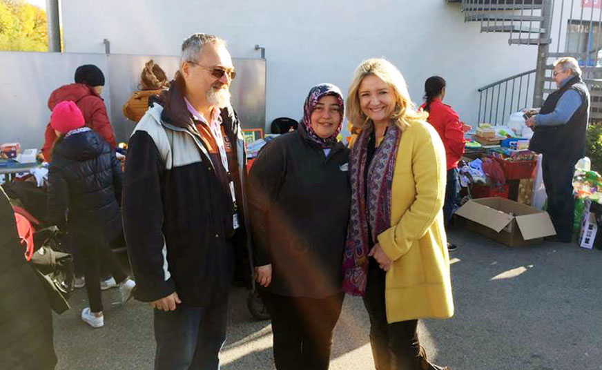 Besuch der Sozialstadträtin Roswitha Zieger