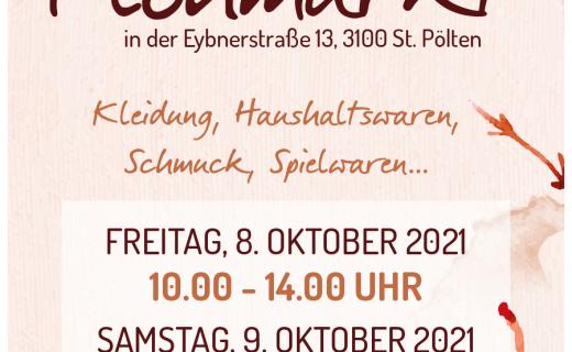 Flohmarkt im soogut-St. Pölten am 8. und 9.Oktober