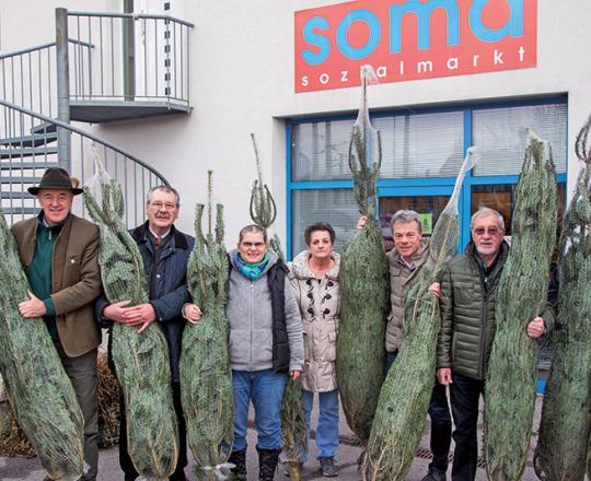 Bild: STR Leo Lindebner, Vizebürgermeister Ferdinand Rubel, Claudia Rosner, Christl Felbert, GR Klaus Percig und GR a.D. Günther Brückler