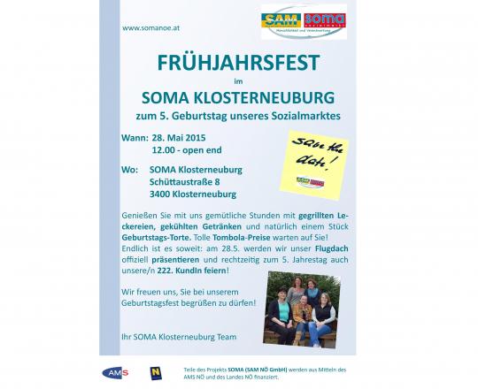 Einladung zum Klosterneuburger Frühjahrsfest