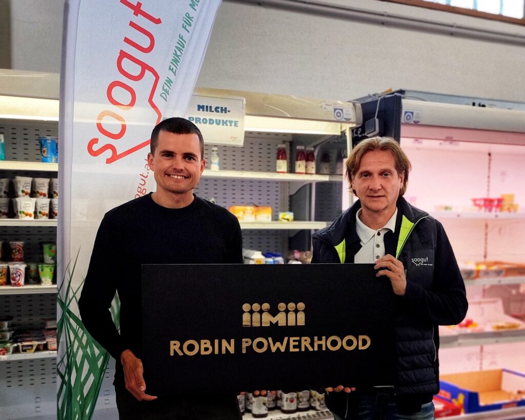 Wolfgang Brillmann von soogut und Valentin Neuhauser von Robin Powerhood verbinden soziale Hilfe mit Nachhaltigkeit.